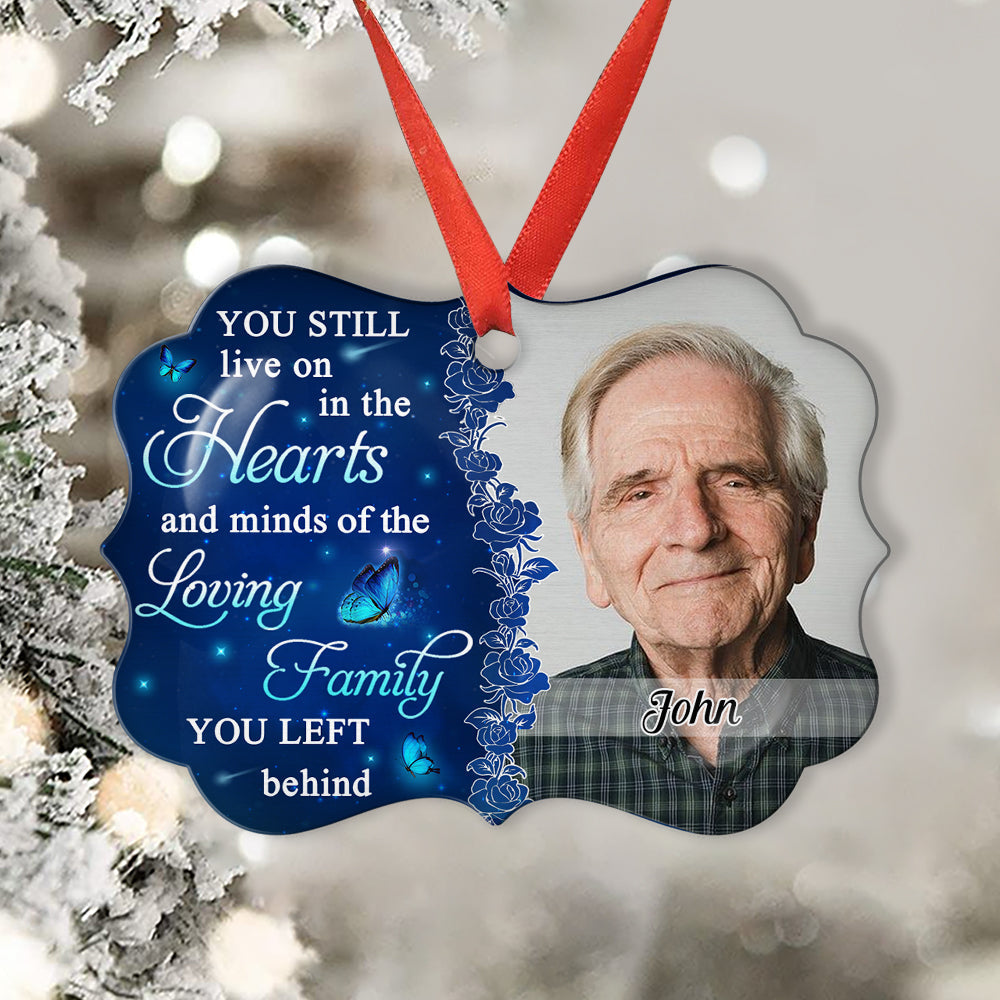 Heart And Mind - Personalized Aluminum Ornament