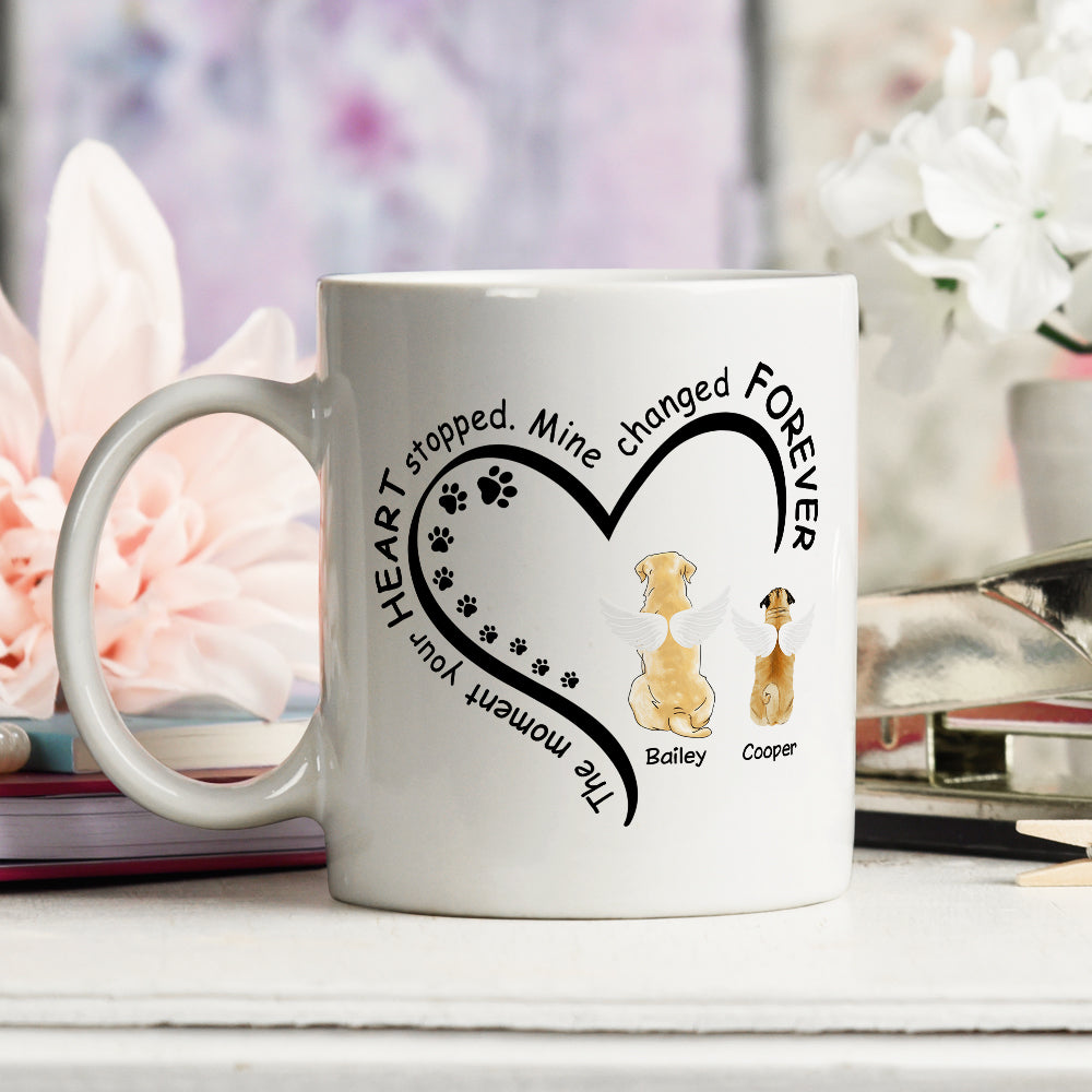 Custom Photo Mother's day Birthday Gifts For Cat Mom, Cat Lovers • My Heart Changed Forever - Personalized Coffee Mug