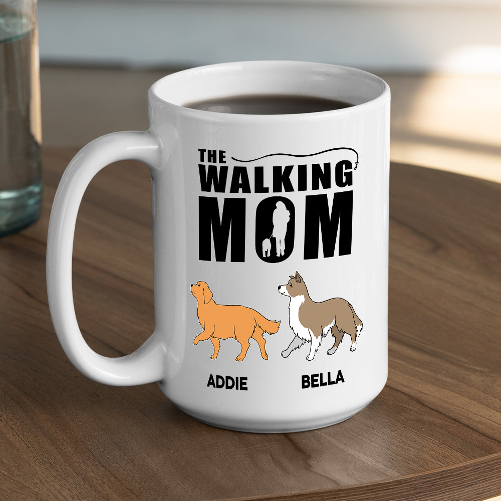 Custom Christmas Birthday Gifts For Dog Lovers • The Walking Dad - Personalized Coffee Mug