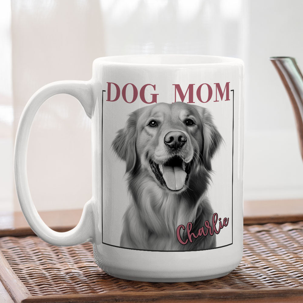 Custom Photo Christmas Birthday Gifts For Dog Lovers • Lets Journey Together - Personalized Coffee Mug