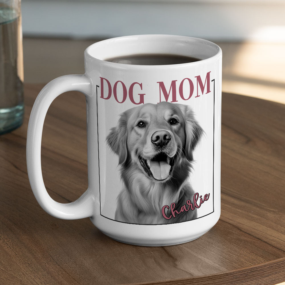 Custom Photo Christmas Birthday Gifts For Dog Lovers • Lets Journey Together - Personalized Coffee Mug