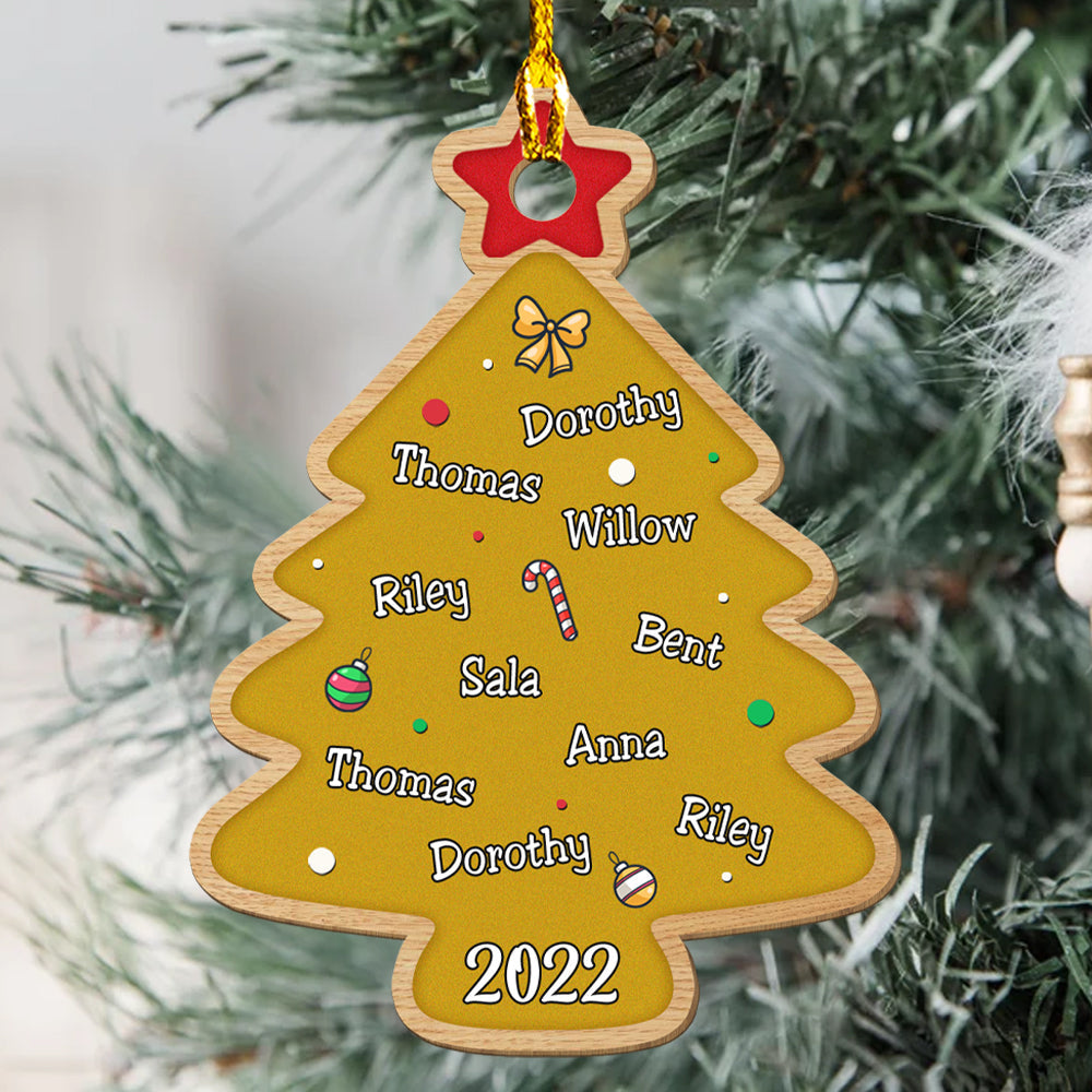 A Sweet Memory - Personalized 1-layered Wood Ornament