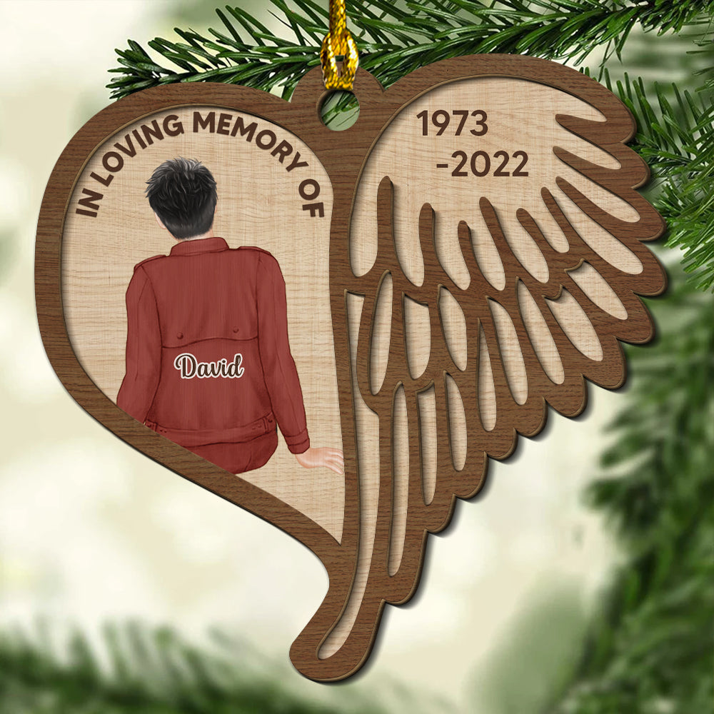 My Beloved One - Personalized 2-layered Wood Ornament