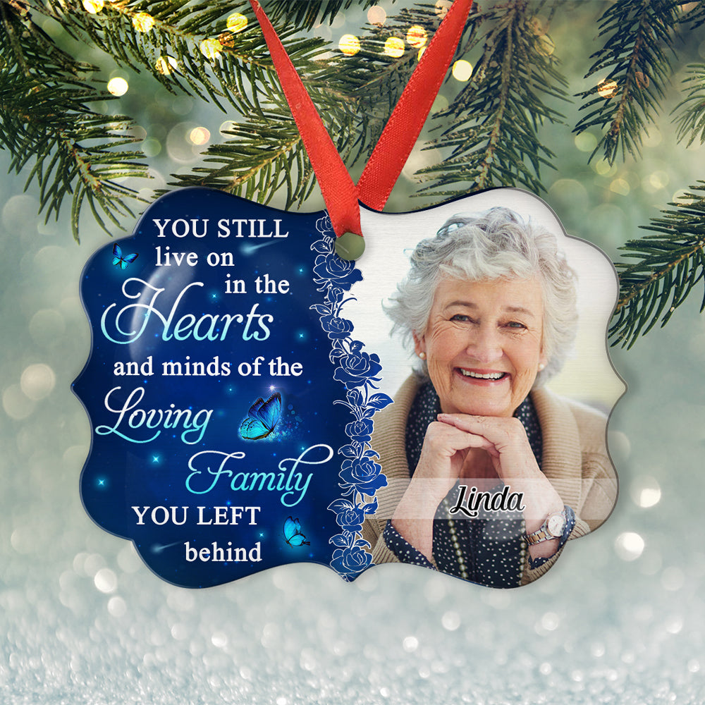 Heart And Mind - Personalized Aluminum Ornament