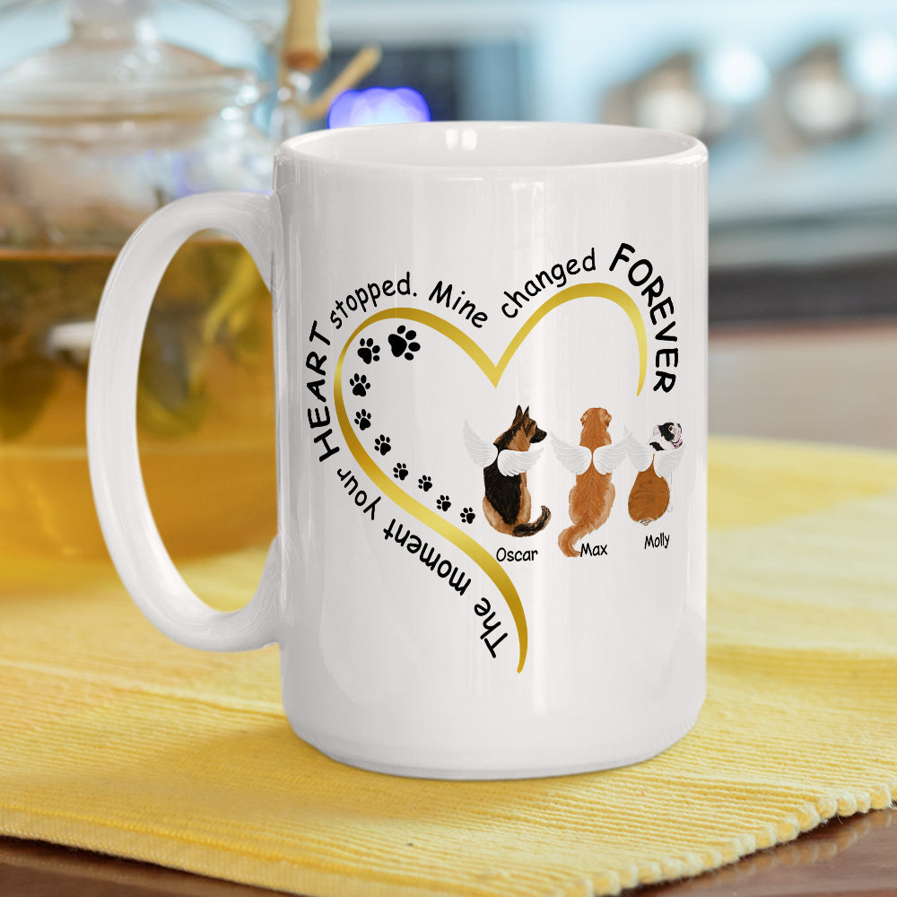 Custom Photo Mother's day Birthday Gifts For Cat Mom, Cat Lovers • My Heart Changed Forever - Personalized Coffee Mug