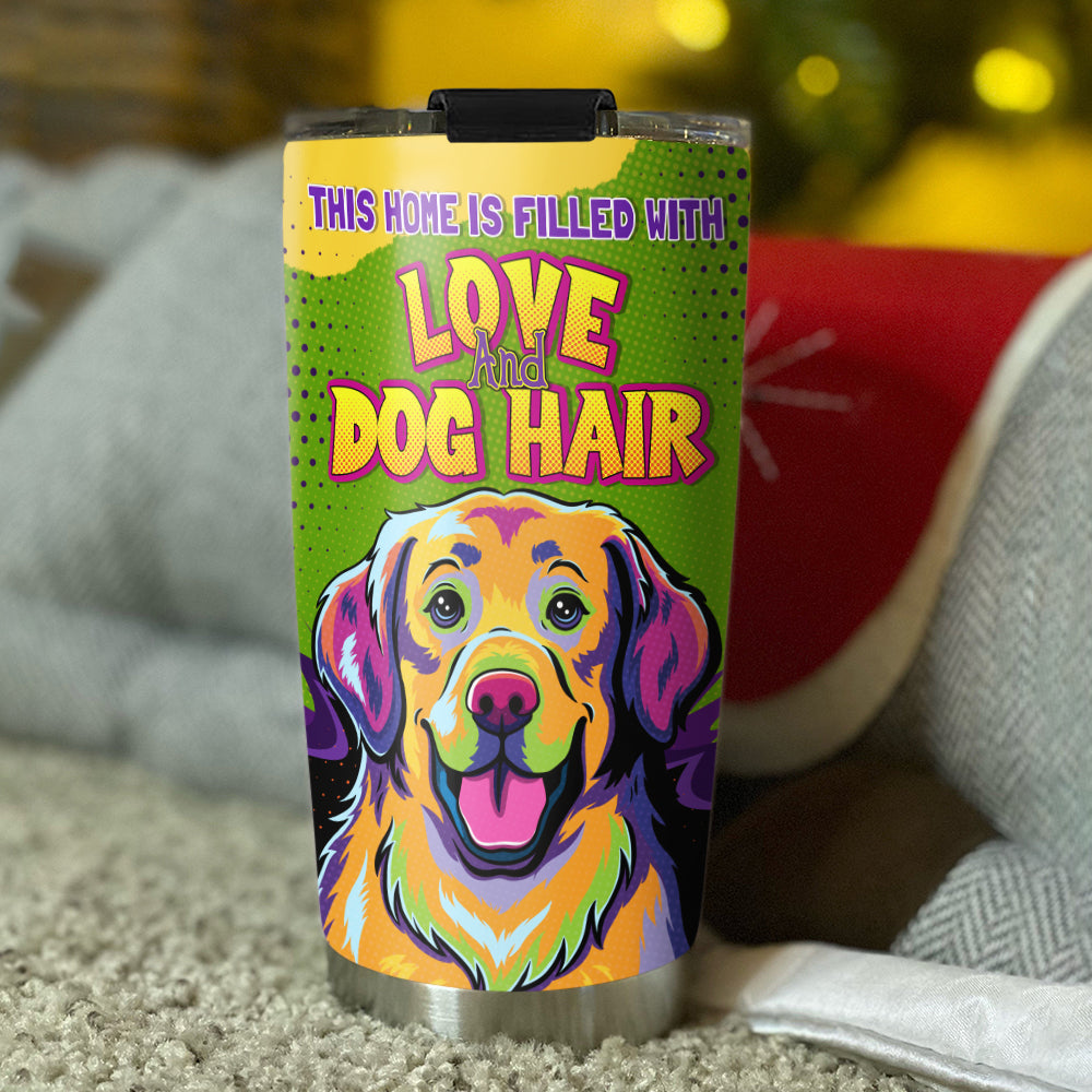 Custom Christmas Birthday Gifts For Dog Lovers • Filled With Love - Tumbler