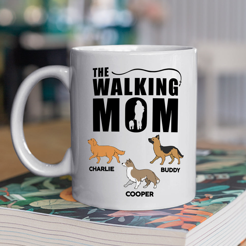Custom Christmas Birthday Gifts For Dog Lovers • The Walking Dad - Personalized Coffee Mug