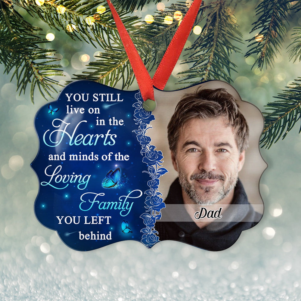 Heart And Mind - Personalized Aluminum Ornament