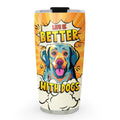 Custom Christmas Birthday Gifts For Dog Lovers • Golden Retriever Pop Art - Tumbler
