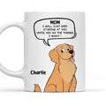 Custom Christmas Birthday Gifts For Dog Lovers • Staring At You - Personalized Coffee Mug