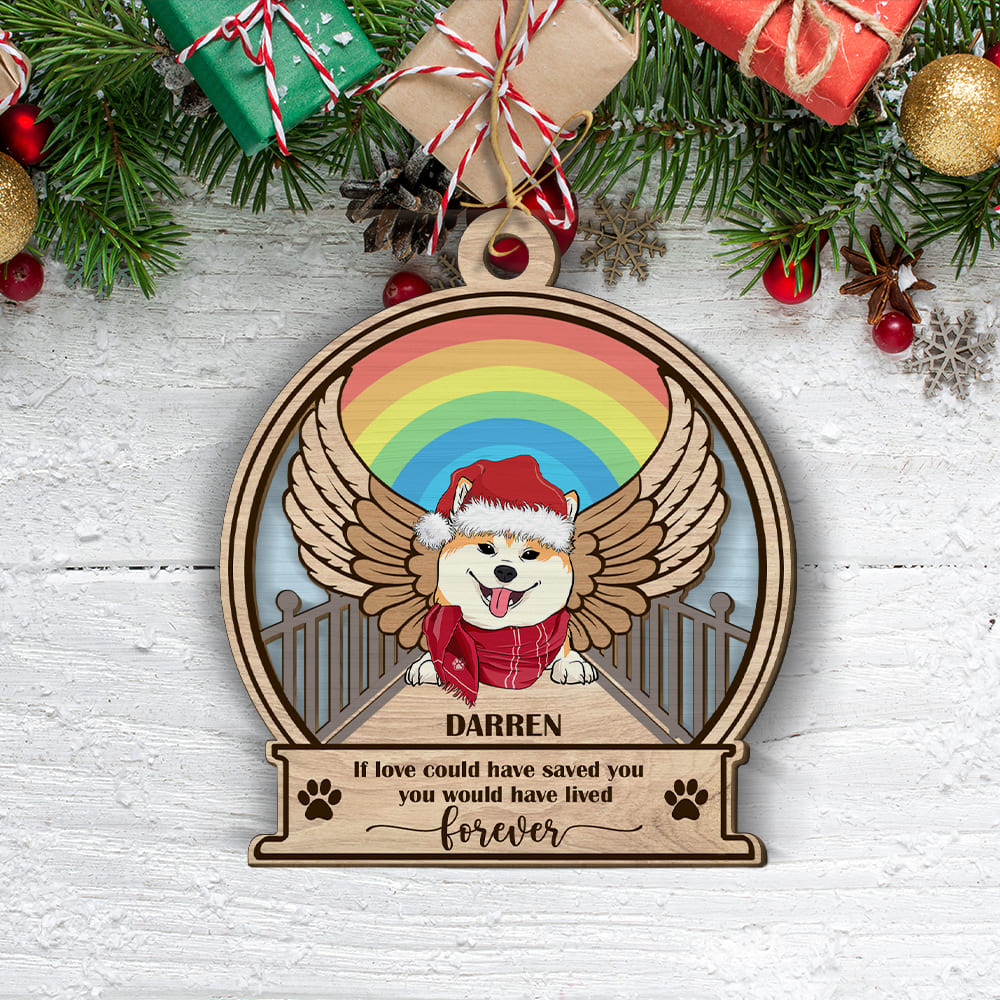 If Love Could Have Saved You - Personalized 2-layered Wood Ornament