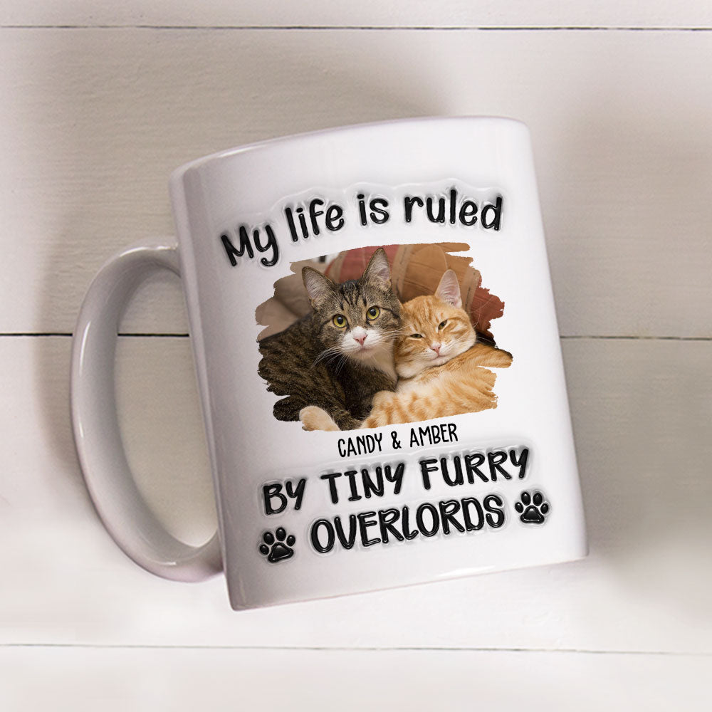 Your Overlords Photo - Personalized 3D Inflated Effect Mug