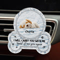 I Will Carry You With Me - Personalized Car Vent Clip