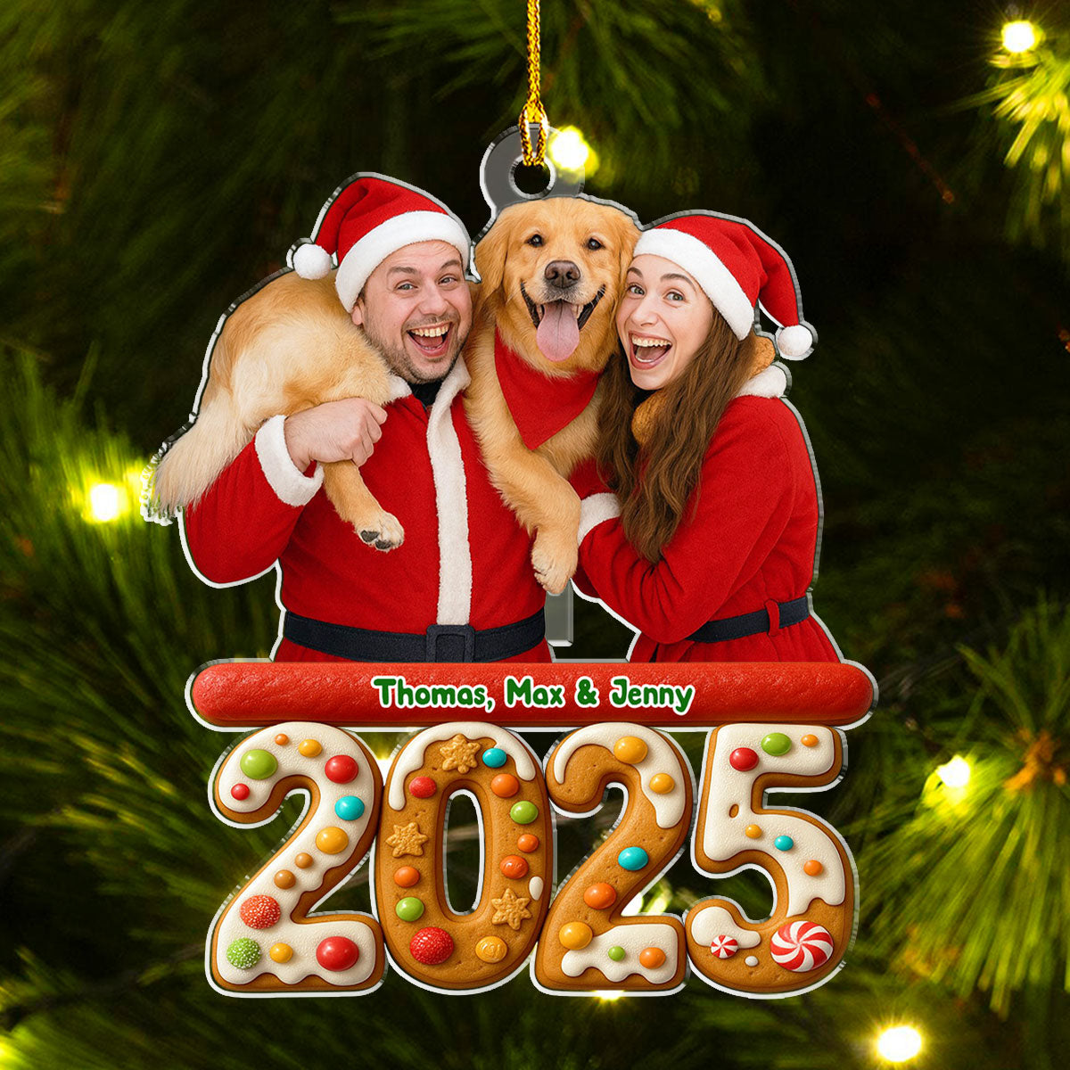 Custom Christmas Decor Home Birthday Gifts For Pet Lovers • We And Our Pet Version 3 Photo - Personalized Acrylic Ornament
