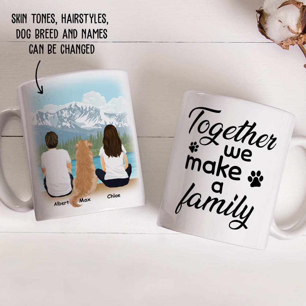 Custom Christmas Birthday Gifts For Dog Lovers • Together We Make - Personalized Coffee Mug