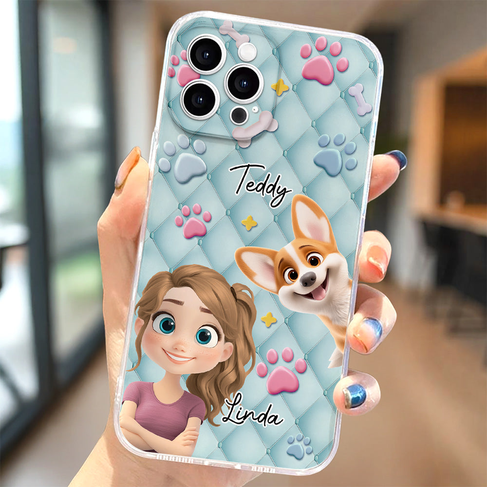Baby Dog Of Dog Mom - Personalized Phone Case