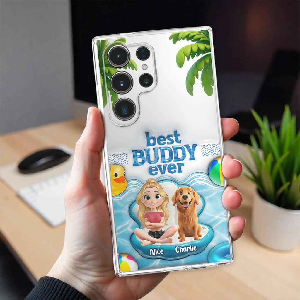 Best Buddy Ever - Personalized 3D Inflated Effect Phone Case