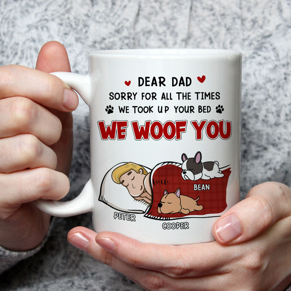 Custom Christmas Birthday Gifts For Dog Lovers • Took Up Your Bed - Personalized Coffee Mug