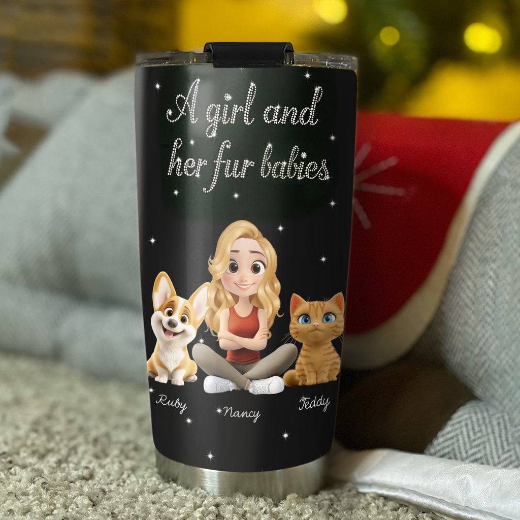 Custom Christmas Birthday Gifts For Pet Mom, Pet Lovers • Every Second With Them - Personalized Tumbler