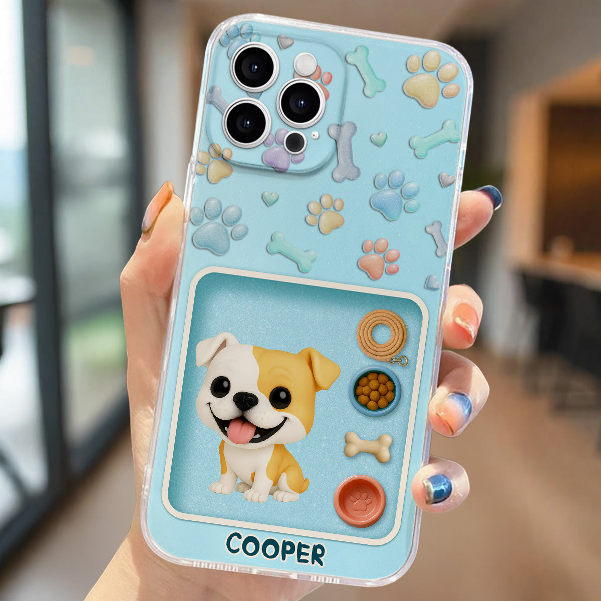 Figure Funny Dogs - Personalized 3D Effect Phone Case