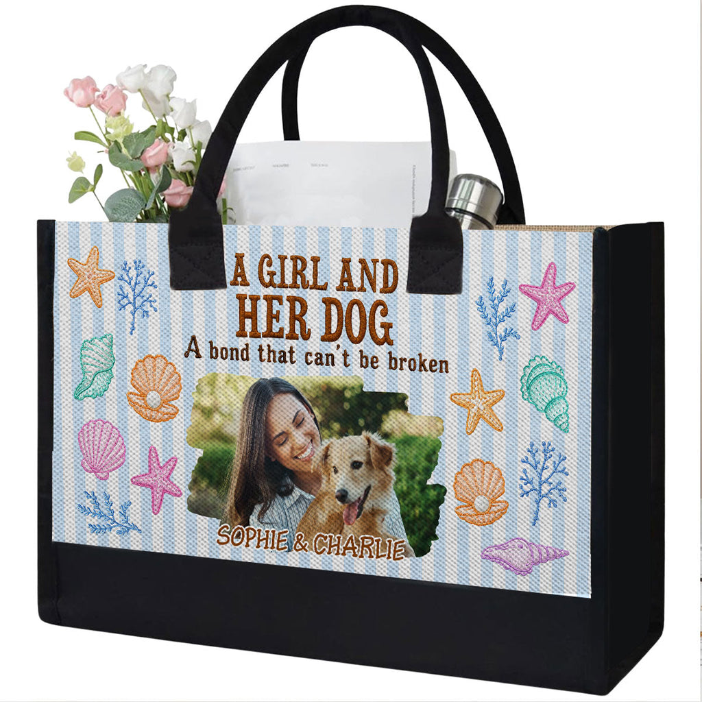 Bonding In Summer Photo - Personalized Canvas Tote Bag