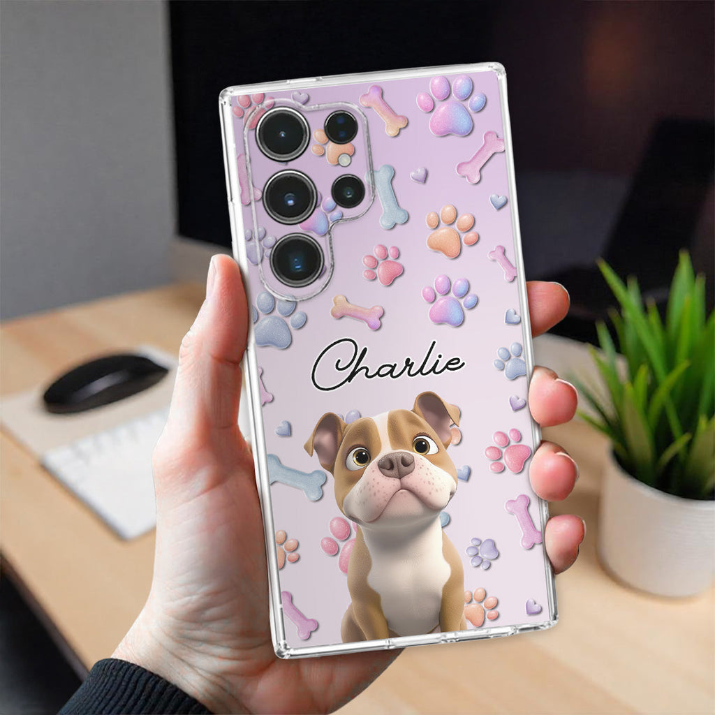 Lovely Dog - Personalized 3D Effect Phone Case
