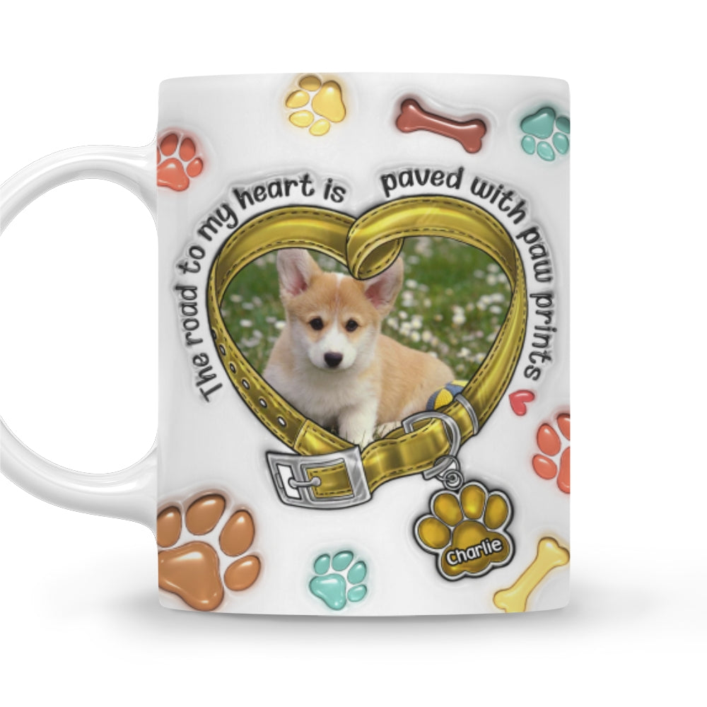 Road To My Heart - Personalized 3D Inflated Effect Mug