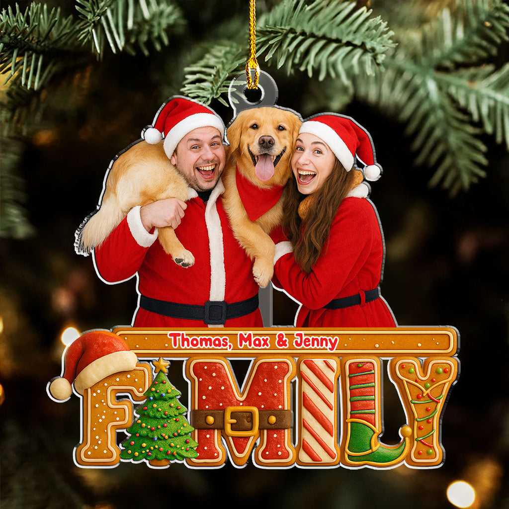 Our Christmas Cake Crew Photo - Personalized Acrylic Ornament