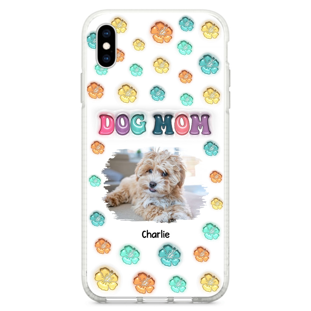 Dog Mom Summer Photo - Personalized 3D Inflated Effect Phone Case