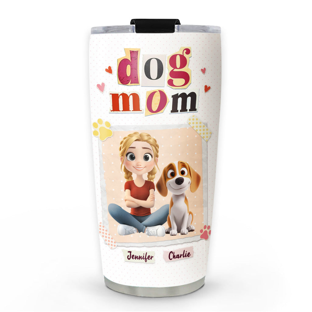Custom Christmas Birthday Gifts For Dog Mom, Dog Lovers • Ever Best Mom - Personalized Tumbler