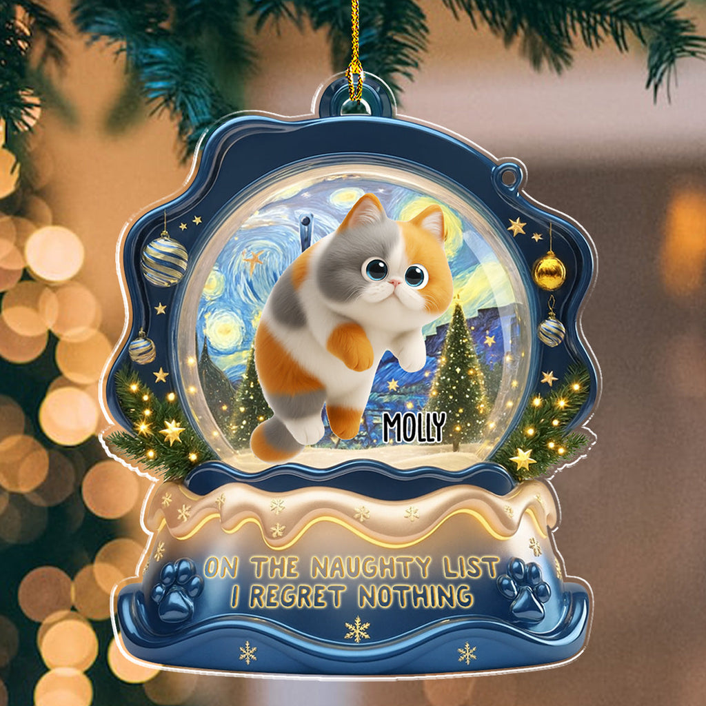Custom Christmas Decor Home Birthday Gifts For Cat Lovers • Cat Edition - Personalized Acrylic Ornament