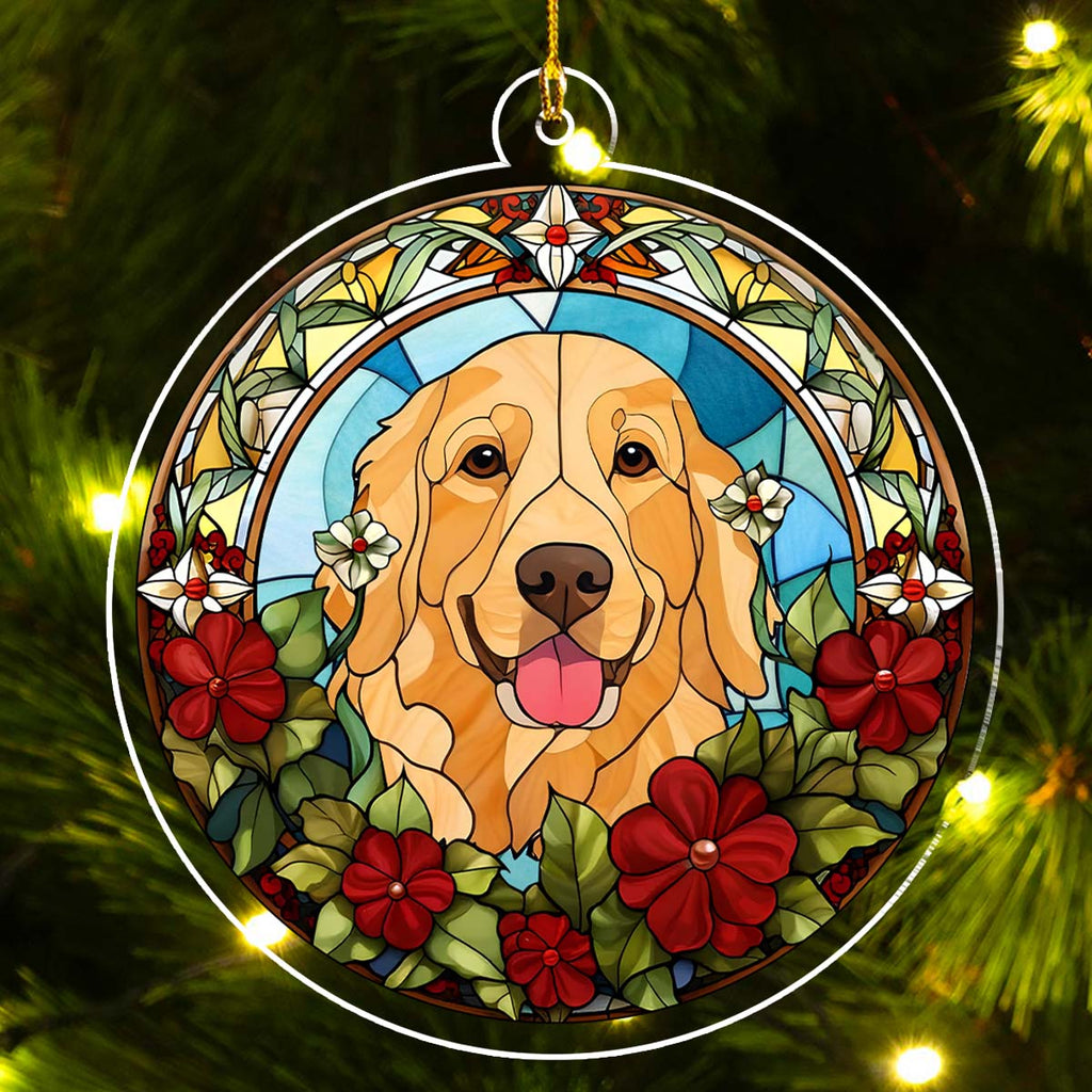 Lovely Dog - Personalized Acrylic Ornament