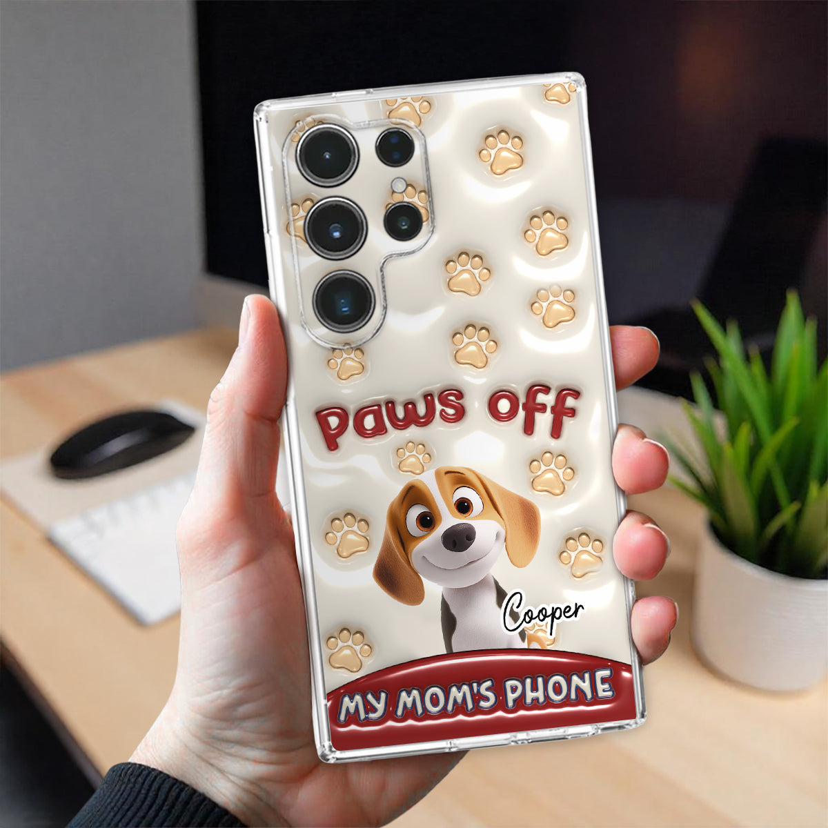 Paws Restricted - Personalized 3D Inflated Effect Phone Case