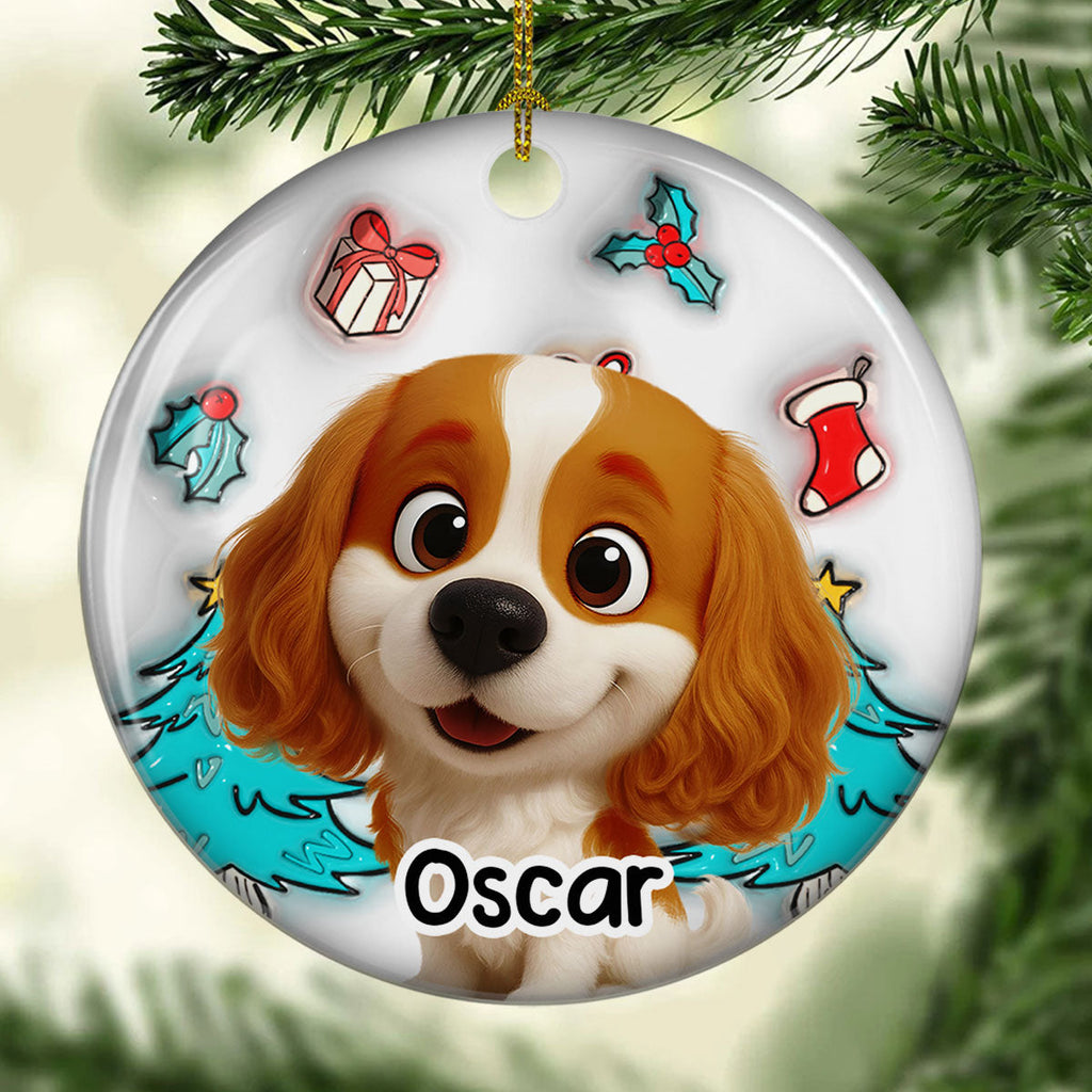 I am Santa - Personalized 3D Inflated Effect Ceramic Ornament