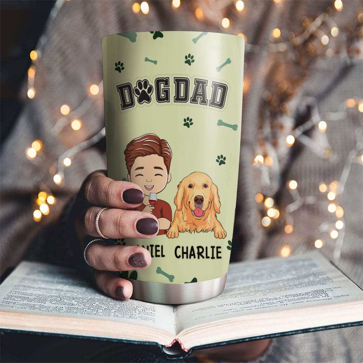 Custom Christmas Birthday Gifts For Pet Lovers • Pawdre - Personalized Tumbler