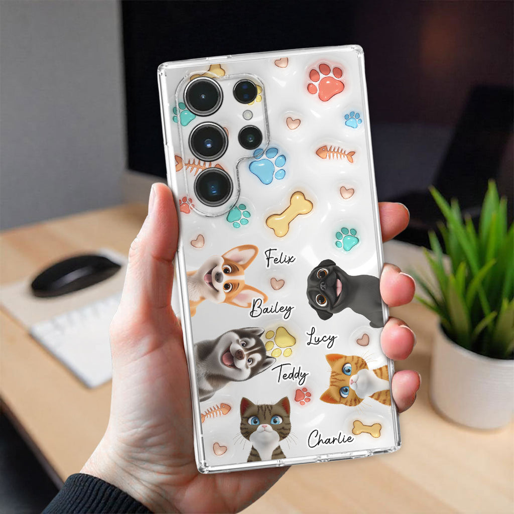 Cute Pet Baby - Personalized 3D Inflated Effect Phone Case