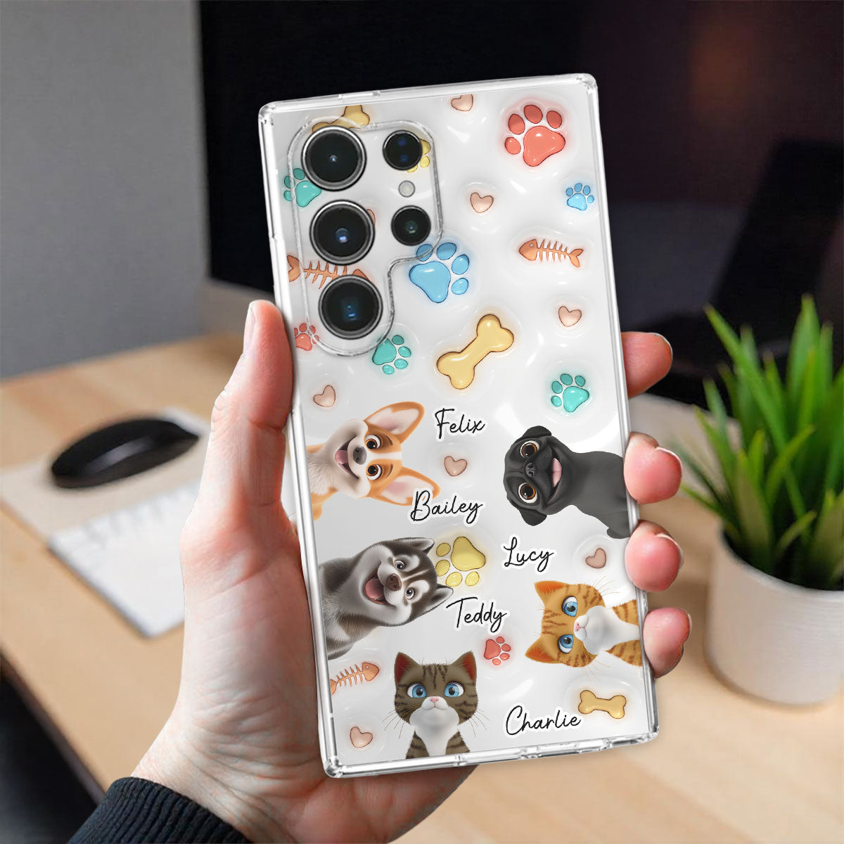Cute Pet Baby - Personalized 3D Inflated Effect Phone Case