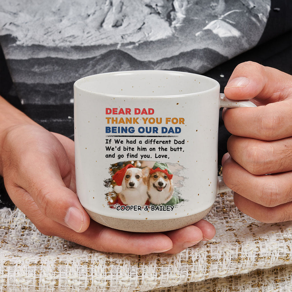 If I Had A Different Mom Dad Photo - Personalized Pottery Mug