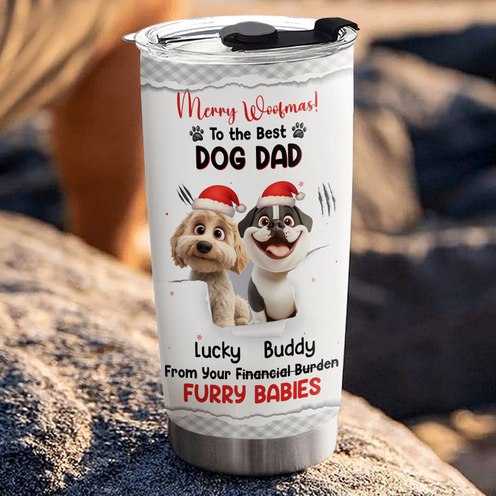 Custom Christmas Birthday Gifts For Dog Lovers • Dog Lovers - Personalized Tumbler