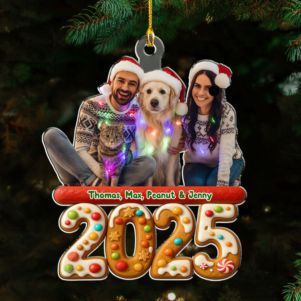 Custom Christmas Decor Home Birthday Gifts For Dog Lovers • We And Our Dog Version 3 Photo - Personalized Acrylic Ornament