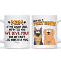 Custom Christmas Birthday Gifts For Dog Lovers • If I Could Talk Version 2 - Personalized Coffee Mug