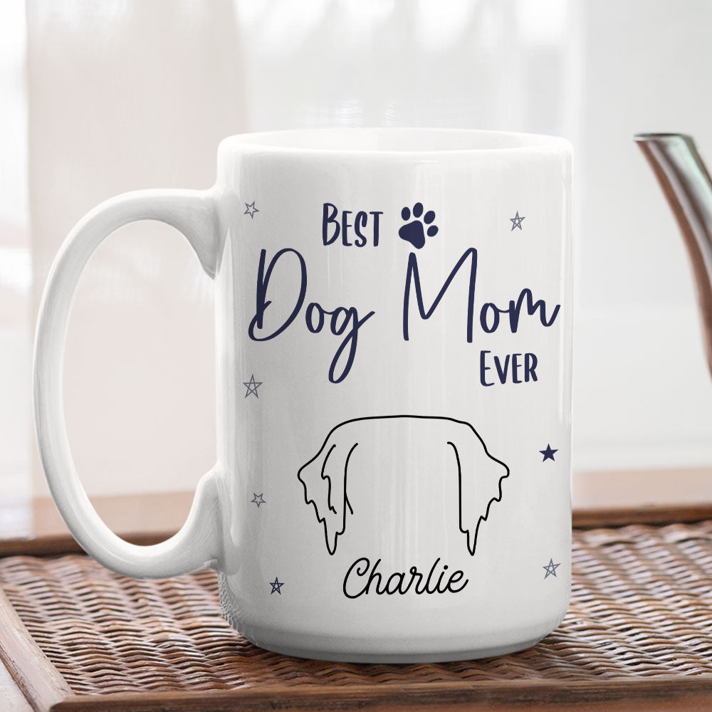 Custom Christmas Birthday Gifts For Dog Lovers • Dog Dad Mom Star - Personalized Coffee Mug