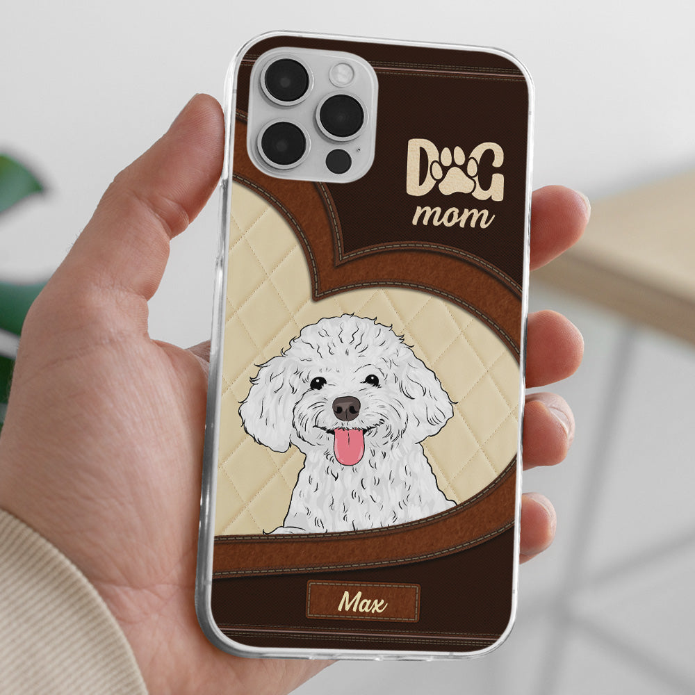 Lovely Peeking Dogs - Personalized Phone Case