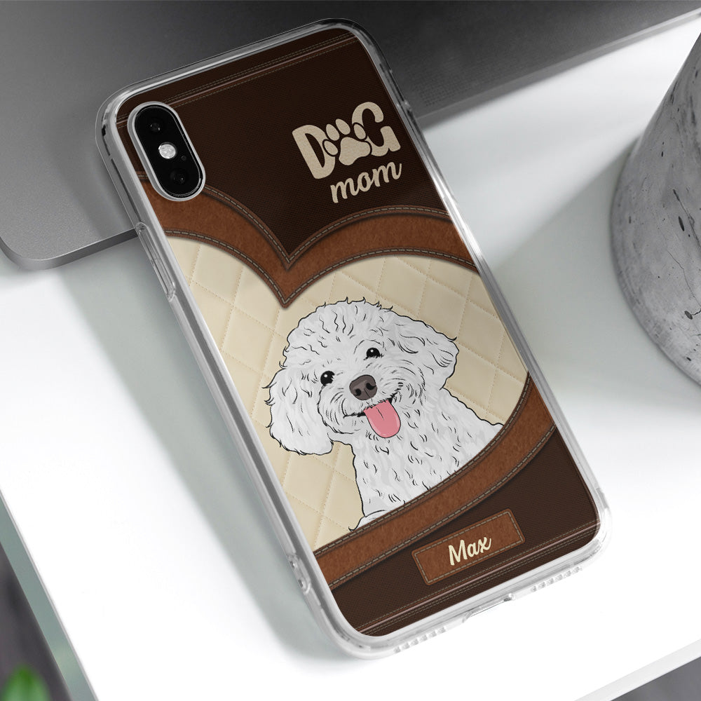 Lovely Peeking Dogs - Personalized Phone Case