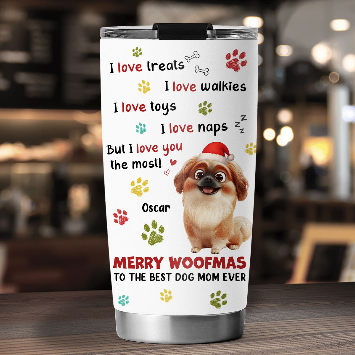 Custom Christmas Birthday Gifts For Dog Mom, Dog Lovers • All I Can Say - Personalized Tumbler