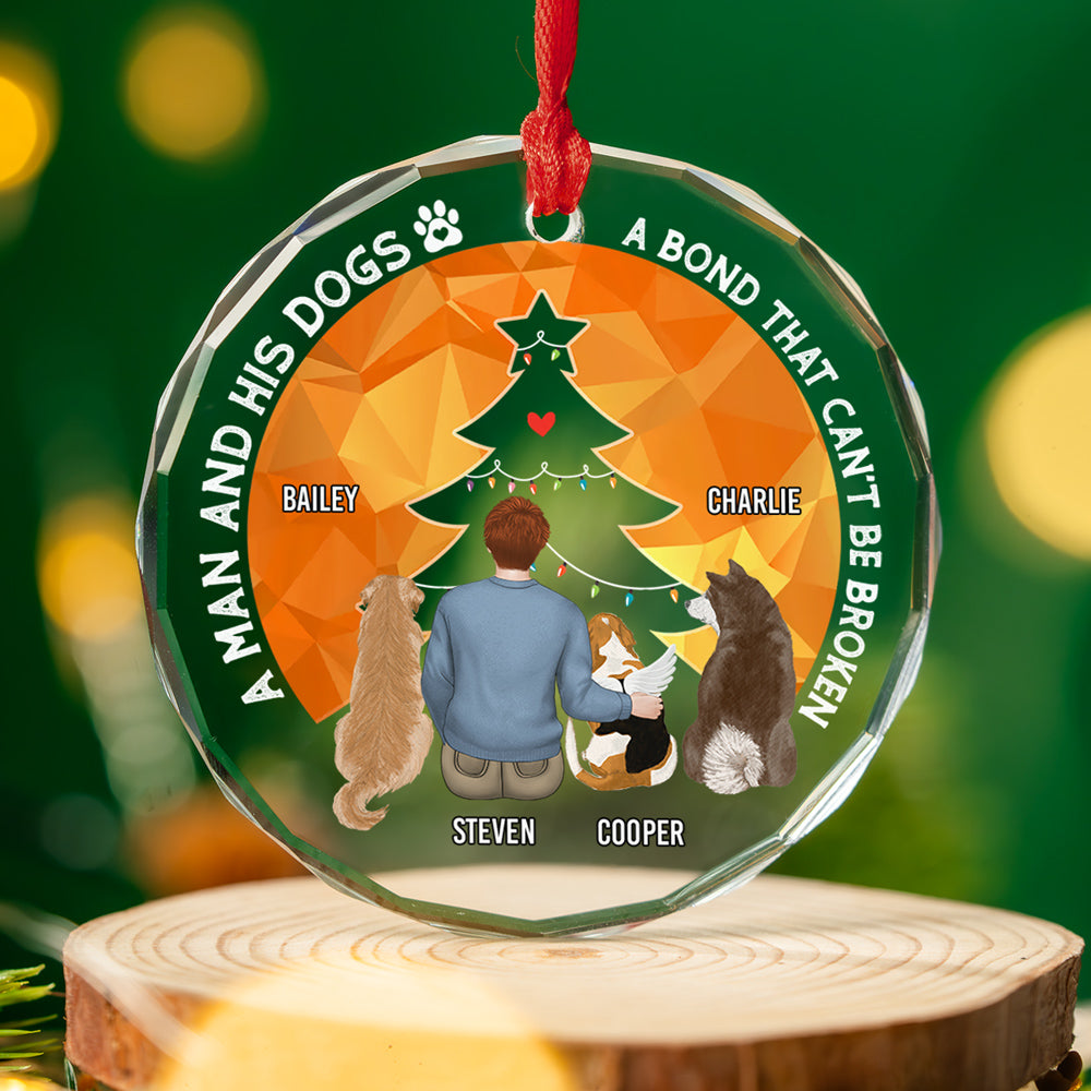 You Are Always In My Heart - Personalized Glass Ornament