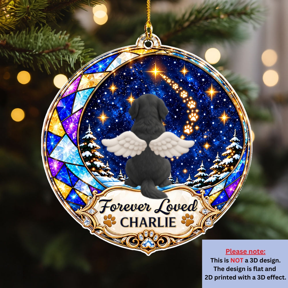 Custom Christmas Memorial Sympathy Gifts For Dogs, Cats • Until We Meet Again - Personalized Acrylic Ornament