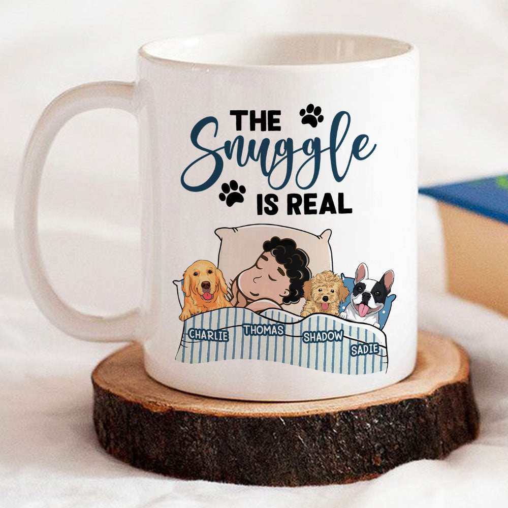Custom Christmas Birthday Gifts For Dog Lovers • Is Real - Personalized Coffee Mug
