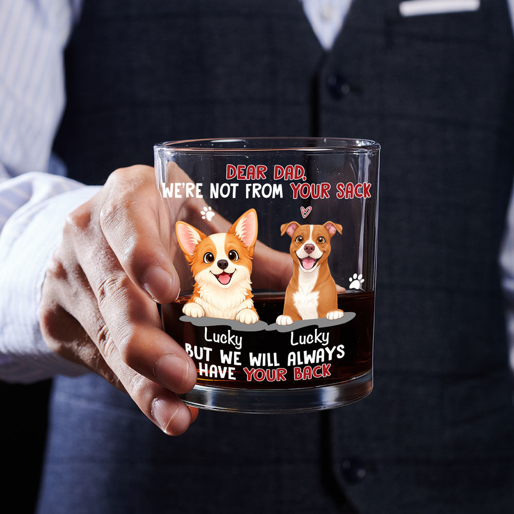 We Chose You Obviously - Personalized Whiskey Glass