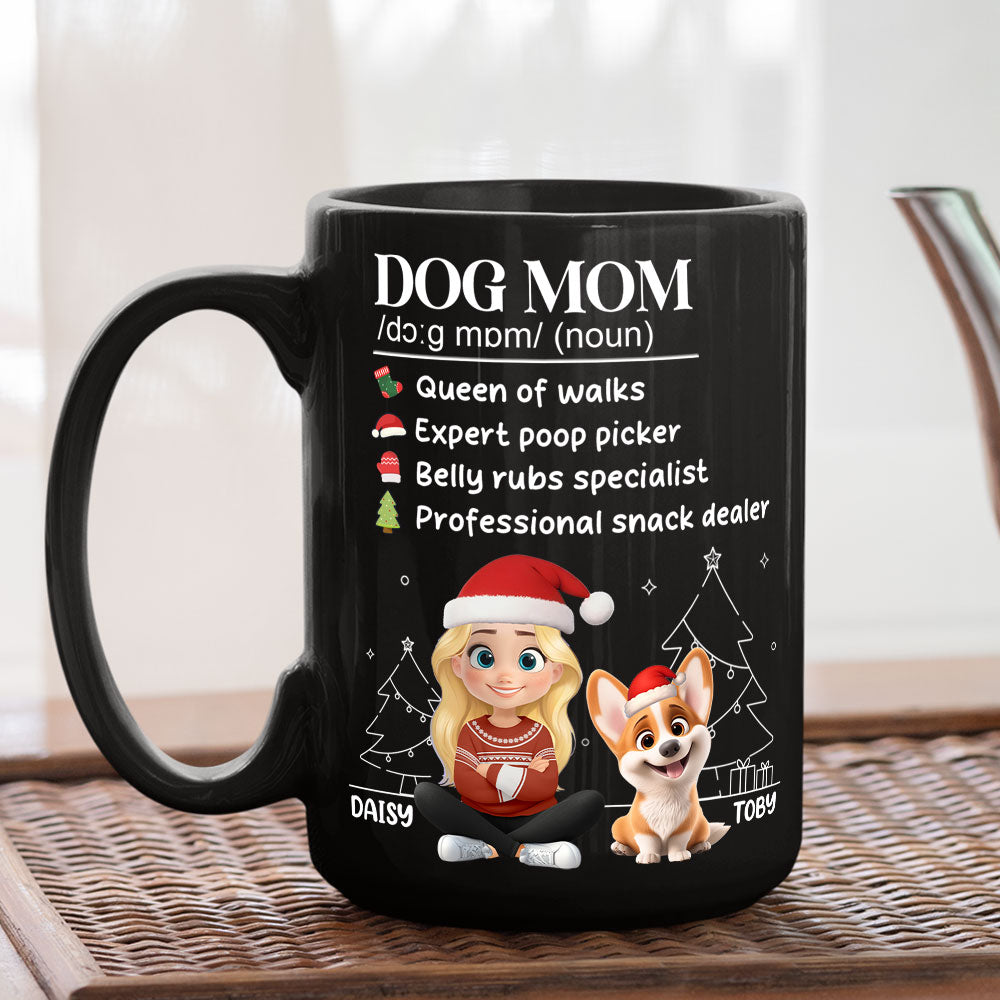 Custom Christmas Birthday Gifts For Dog Lovers • My King And Queen - Personalized Coffee Mug